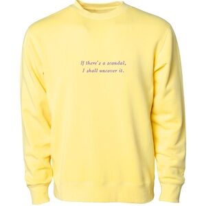 Phenomenal x Bridgerton Netflix Yellow Crewneck Sweater Medium